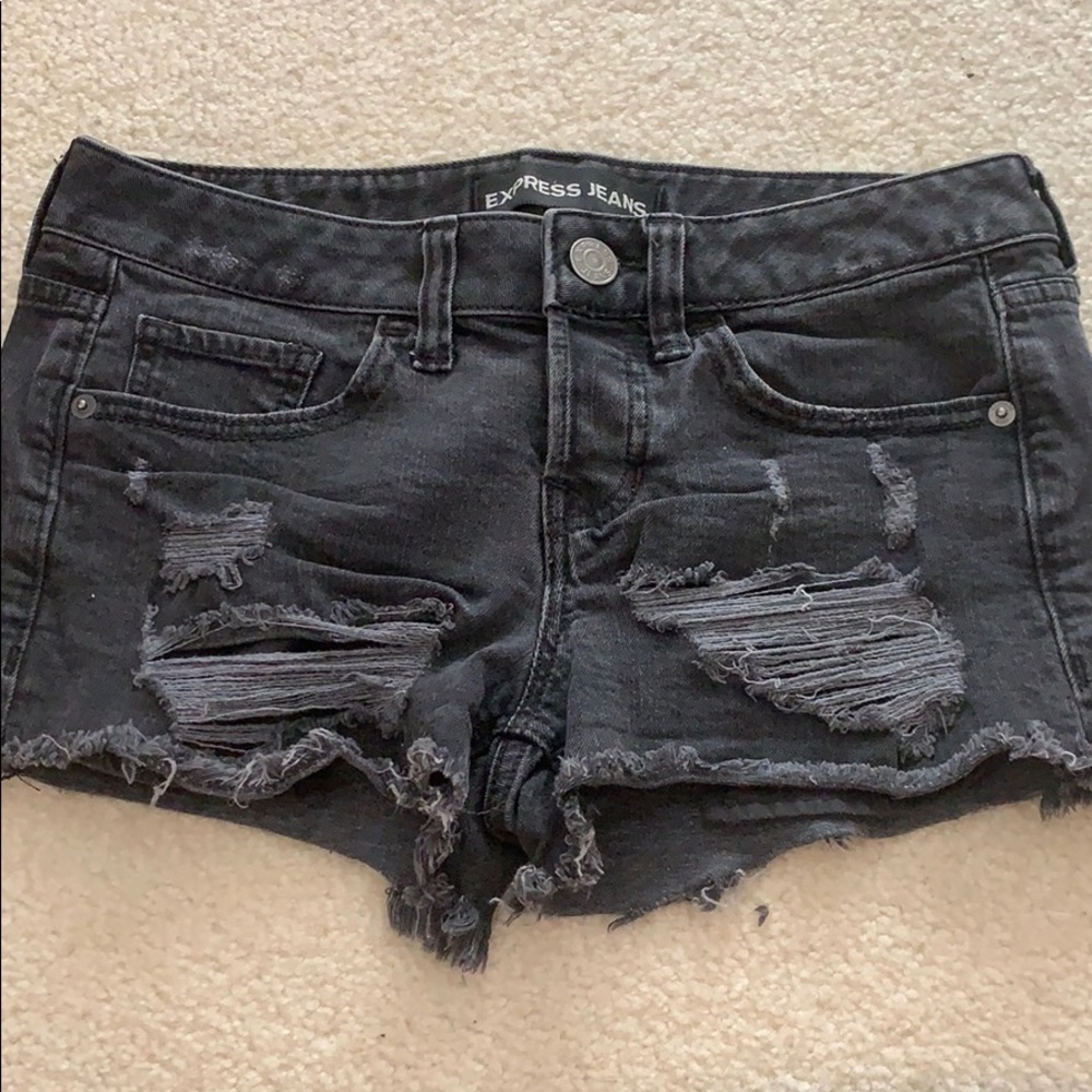 Express jean shorts